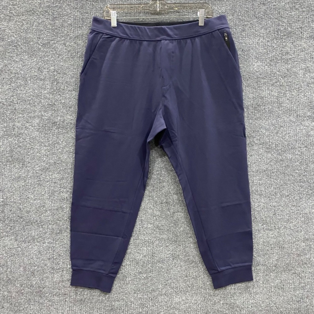 Public Rec All Day Every Day ADED Jogger Pants Mens 36x28 Navy Blue Stretch